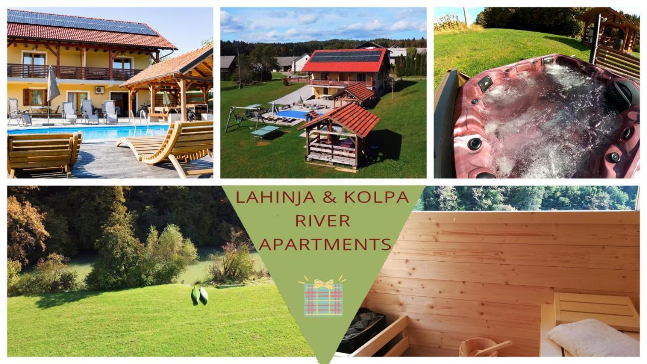 Lahinja & Kolpa River Apartments Metlika Buitenkant foto